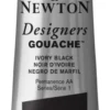 Farba gwasz Designers Gouache - Winsor & Newton - Ivory Black, 37 ml