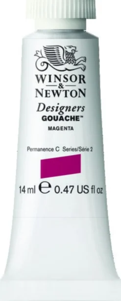 Farba gwasz Designers Gouache - Winsor & Newton - Magenta, 14 ml