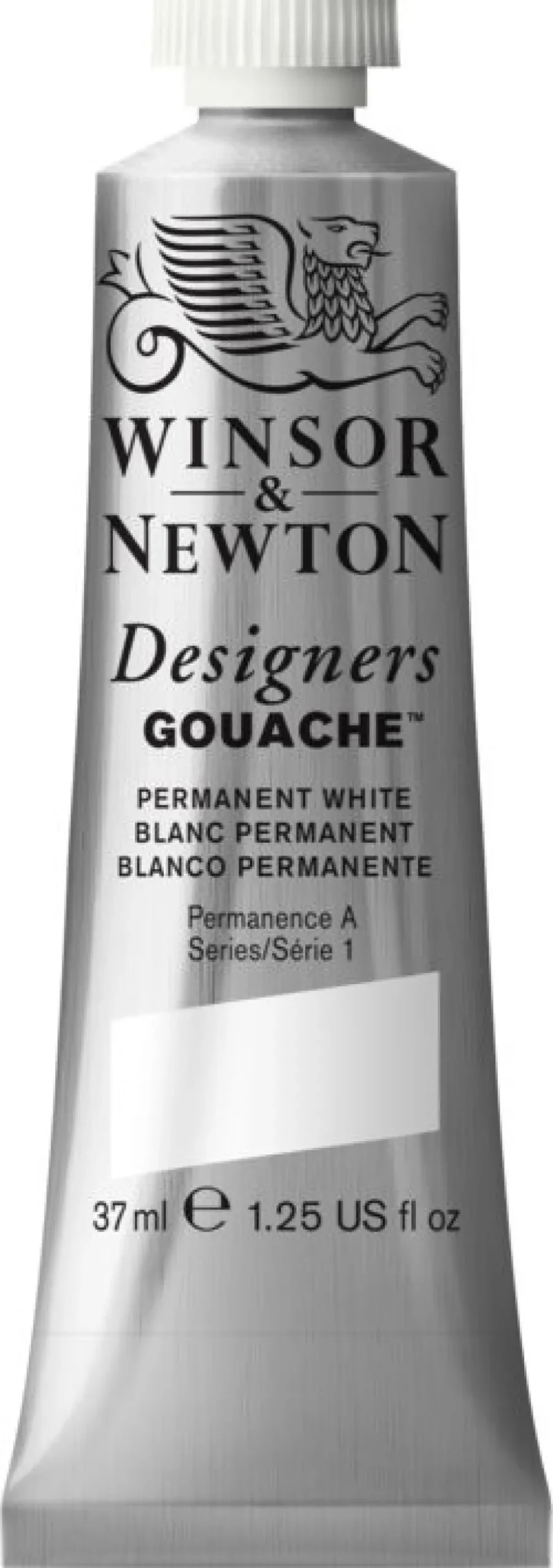 Farba gwasz Designers Gouache - Winsor & Newton - Permanent White, 37 ml