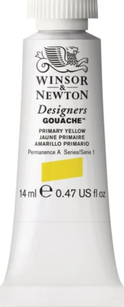 Farba gwasz Designers Gouache - Winsor & Newton - Primary Yellow, 14 ml