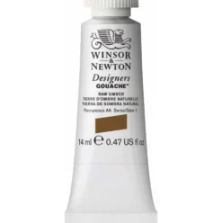 Farba gwasz Designers Gouache - Winsor & Newton - Raw Umber, 14 ml