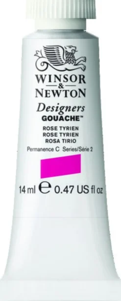 Farba gwasz Designers Gouache - Winsor & Newton - Rose Tyrien, 14 ml