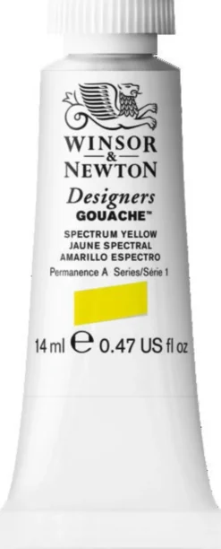 Farba gwasz Designers Gouache - Winsor & Newton - Spectrum Yellow, 14 ml