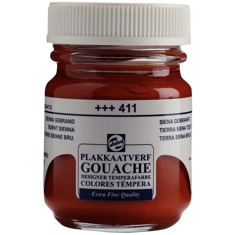 Farba gwasz Gouache Extra Fine - Talens - Burnt Sienna, 50 ml