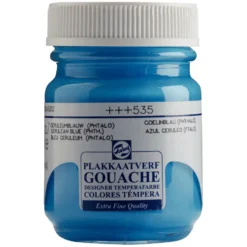 Farba gwasz Gouache Extra Fine - Talens - Cerulean Blue Phthalo, 50 ml