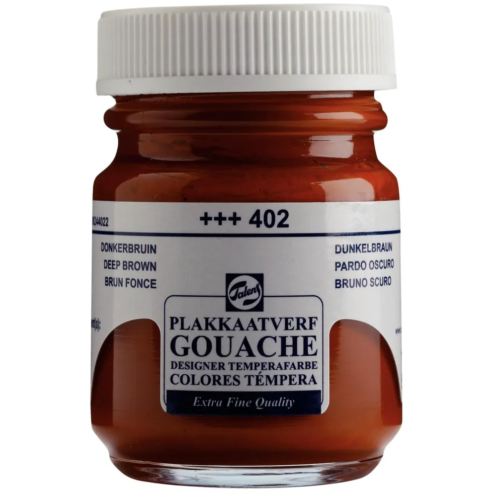 Farba gwasz Gouache Extra Fine - Talens - Deep Brown, 50 ml