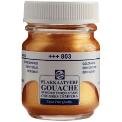 Farba gwasz Gouache Extra Fine - Talens - Deep Gold, 50 ml