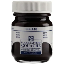 Farba gwasz Gouache Extra Fine - Talens - Sepia, 50 ml