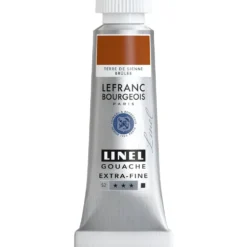 Farba gwasz Linel - Lefranc & Bourgeois - Burnt Sienna 14 ml