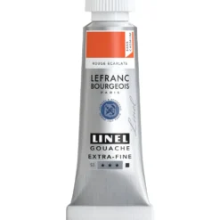 Farba gwasz Linel - Lefranc & Bourgeois - Cadmium Free Red Scarlet 14 ml