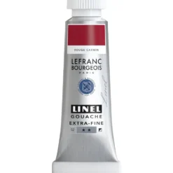 Farba gwasz Linel - Lefranc & Bourgeois - Carmine Red 14 ml
