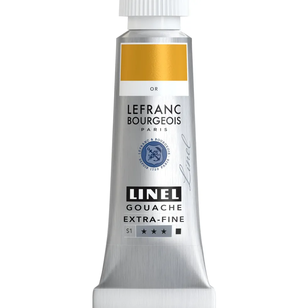 Farba gwasz Linel - Lefranc & Bourgeois - Gold 14 ml
