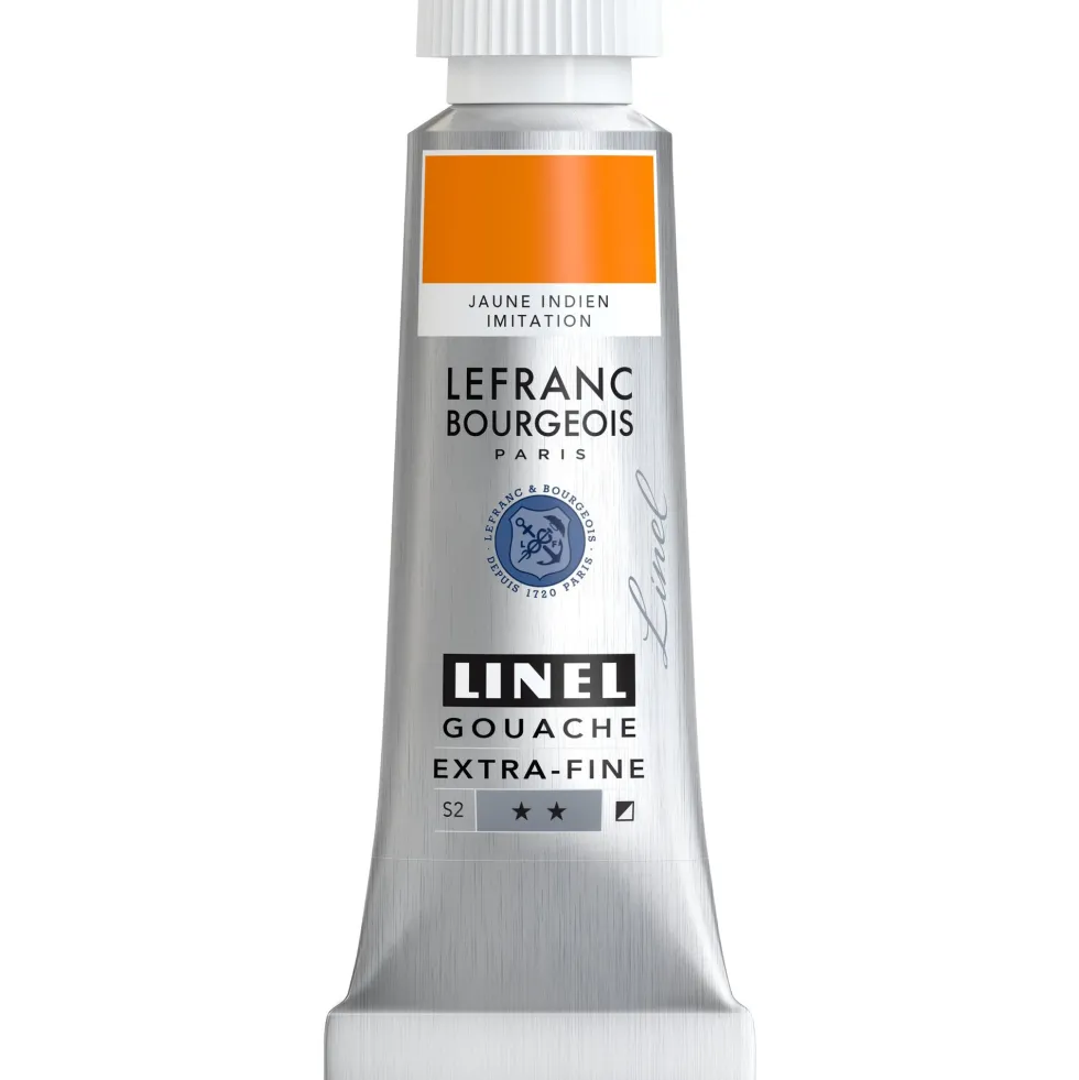 Farba gwasz Linel - Lefranc & Bourgeois - Indian Yellow Imitation 14 ml