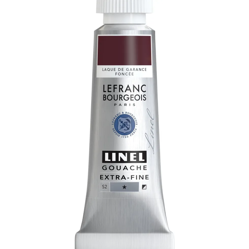 Farba gwasz Linel - Lefranc & Bourgeois - Madder Lake Deep 14 ml