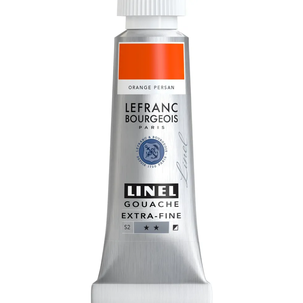 Farba gwasz Linel - Lefranc & Bourgeois - Persian Orange 14 ml