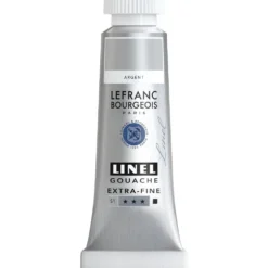 Farba gwasz Linel - Lefranc & Bourgeois - Silver 14 ml
