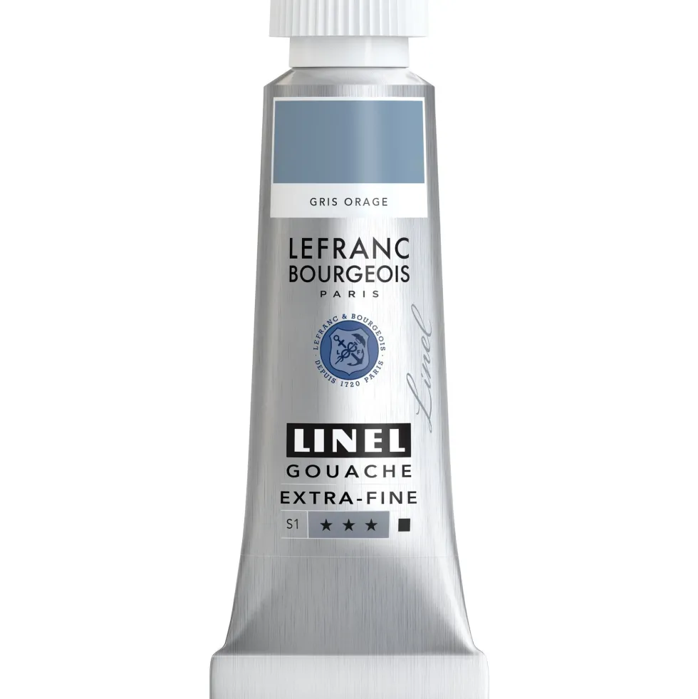 Farba gwasz Linel - Lefranc & Bourgeois - Storm Grey 14 ml