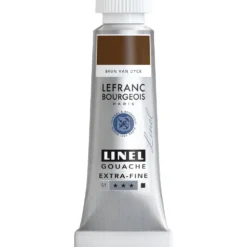 Farba gwasz Linel - Lefranc & Bourgeois - Van Dyck Brown 14 ml