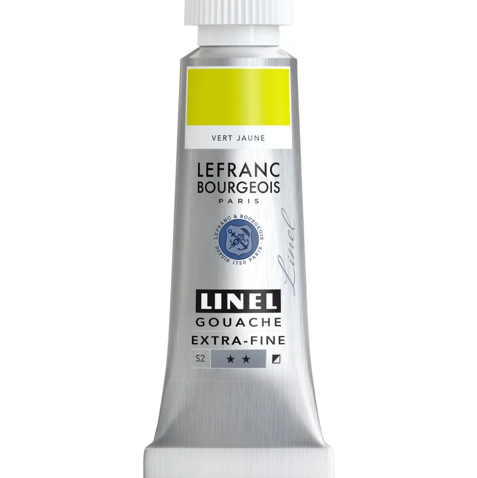 Farba gwasz Linel - Lefranc & Bourgeois - Yellow Green 14 ml