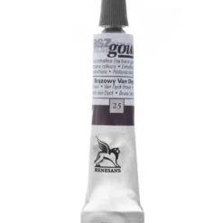 Farba gwasz - Renesans - 25, Van Dyck brown, 20 ml