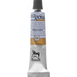 Farba gwasz - Renesans - 19, yellow ochre, 20 ml