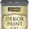 Farba kredowa - Pentart - grafitowy, 100 ml