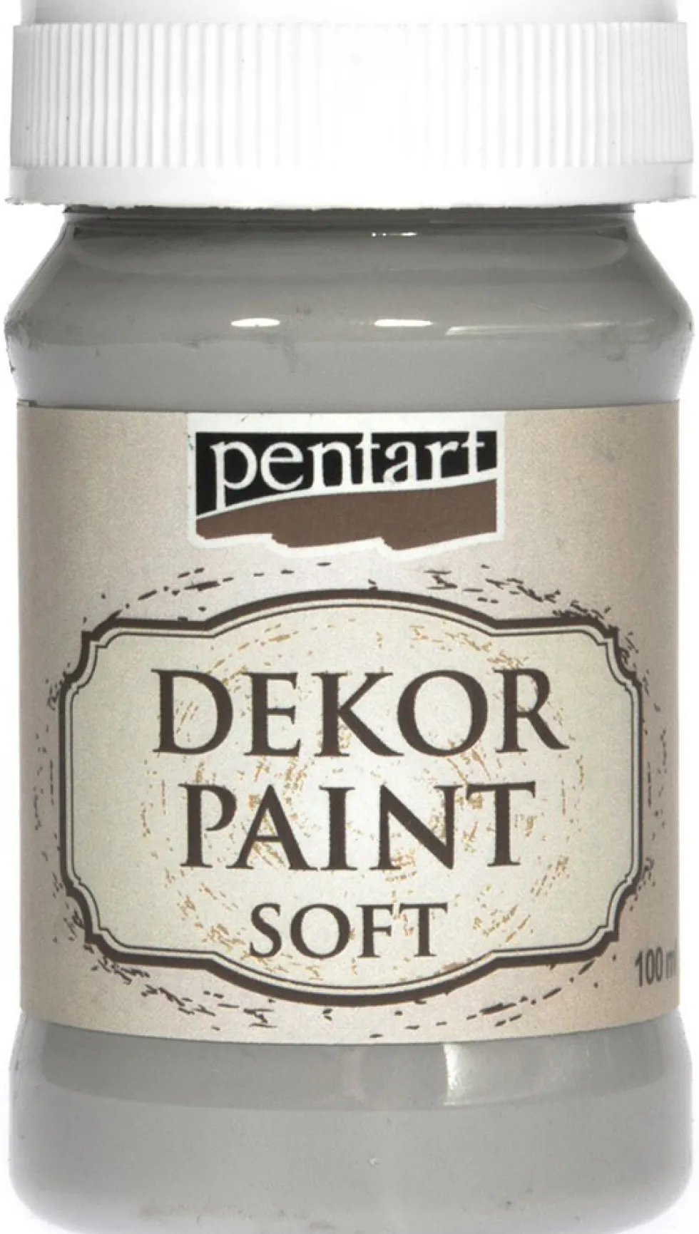 Farba kredowa - Pentart - szara, 100 ml