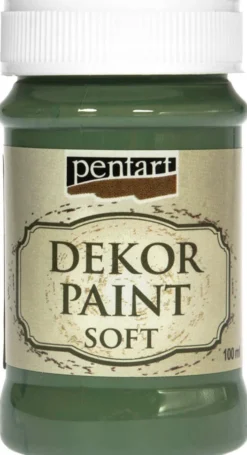 Farba kredowa - Pentart - zgniła zieleń, 100 ml