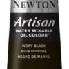 Farba olejna Artisan Water - Winsor & Newton - Ivory Black, 37 ml
