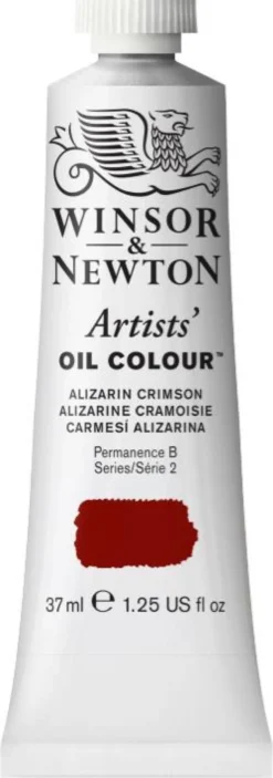 Farba olejna Artists' Oil Colour - Winsor & Newton - Alizarin Crimson, 37 ml