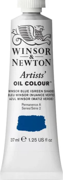 Farba olejna Artists' Oil Colour - Winsor & Newton - Blue Green Shade, 37 ml