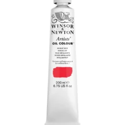Farba olejna Artists' Oil Colour - Winsor & Newton - Bright Red 200 ml