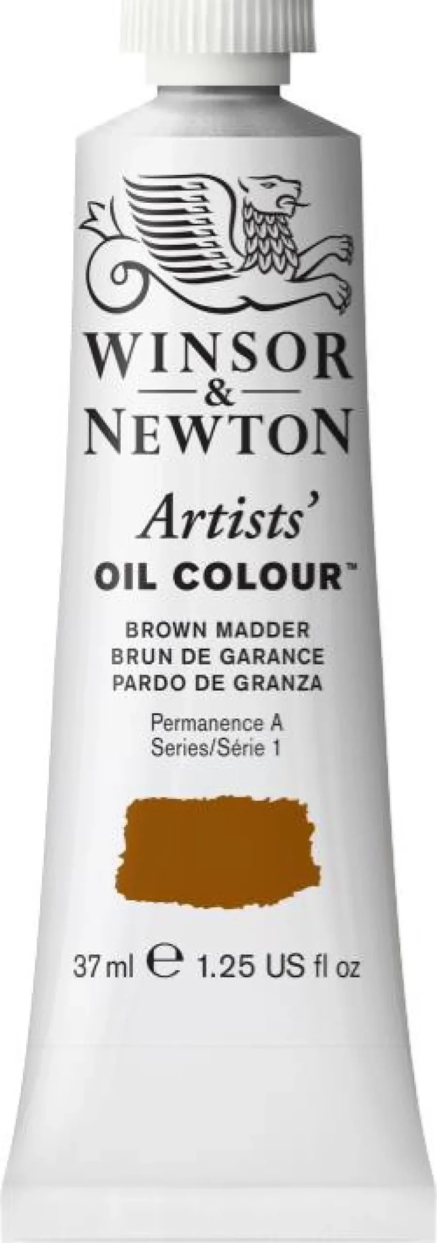 Farba olejna Artists' Oil Colour - Winsor & Newton - Brown Madder, 37 ml