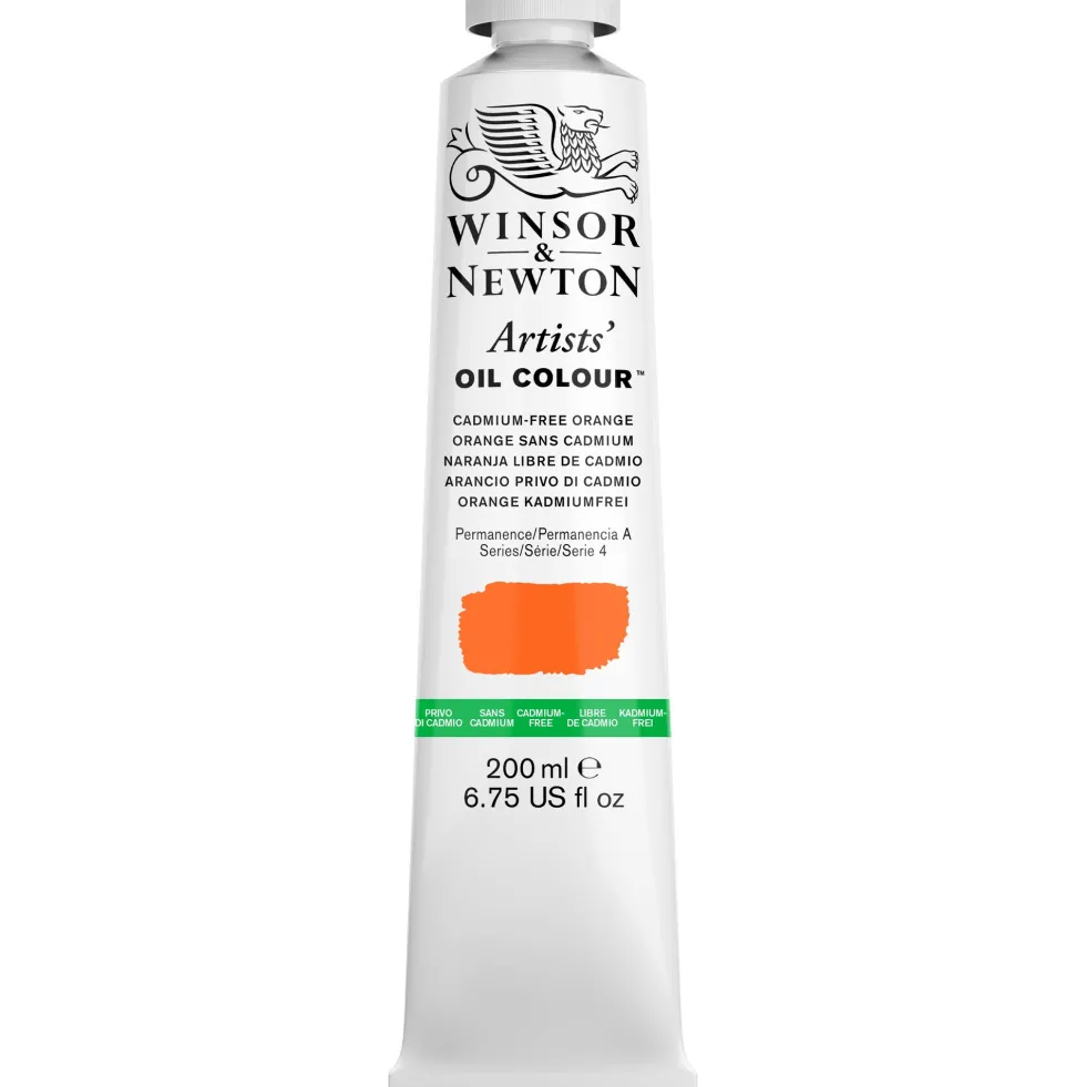 Farba olejna Artists' Oil Colour - Winsor & Newton - Cadmium Free Orange 200 ml