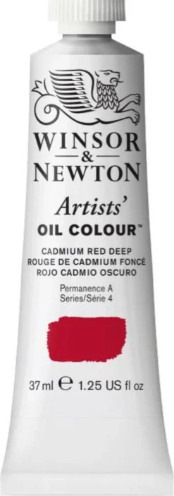Farba olejna Artists' Oil Colour - Winsor & Newton - Cadmium Red Deep, 37 ml