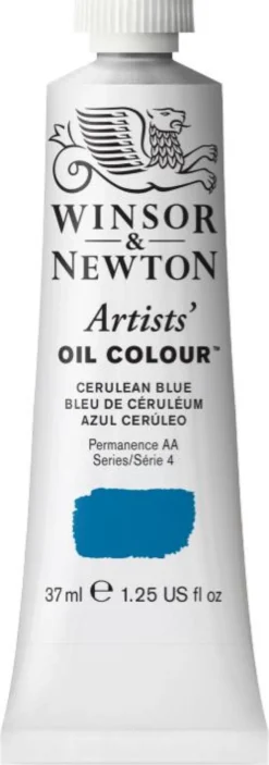 Farba olejna Artists' Oil Colour - Winsor & Newton - Cerulean Blue, 37 ml