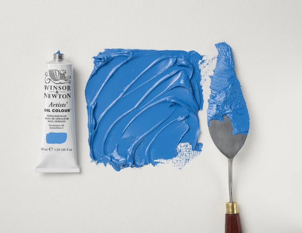 Farba olejna Artists' Oil Colour - Winsor & Newton - Cerulean Blue, 37 ml