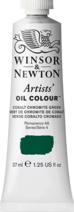 Farba olejna Artists' Oil Colour - Winsor & Newton - Cobalt Chromite Green, 37 ml