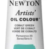 Farba olejna Artists' Oil Colour - Winsor & Newton - Cobalt Green, 37 ml