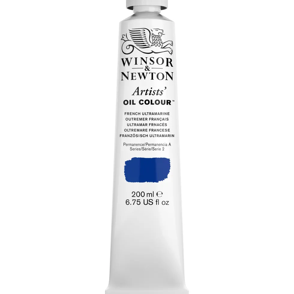 Farba olejna Artists' Oil Colour - Winsor & Newton - French Ultramarine 200 ml