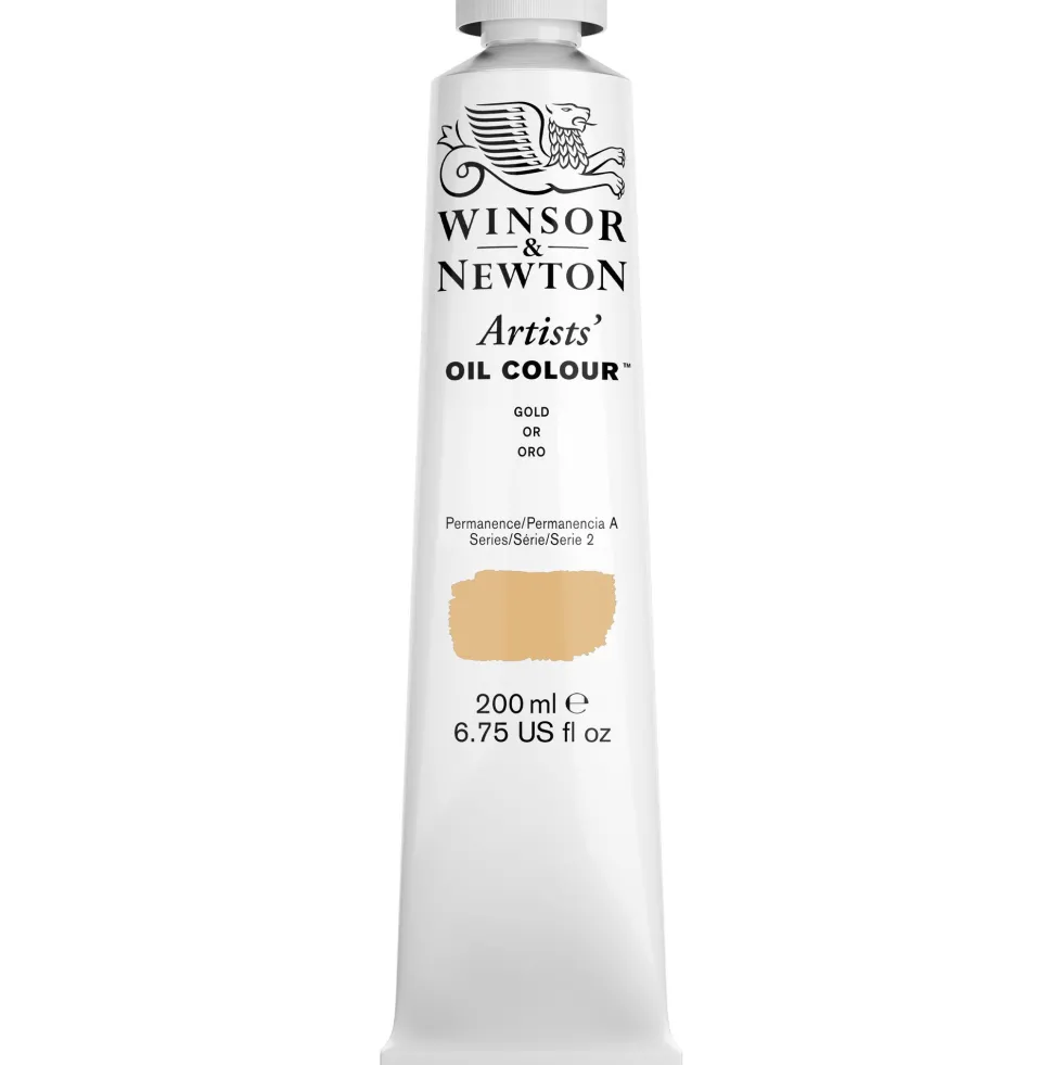Farba olejna Artists' Oil Colour - Winsor & Newton - Gold 200 ml
