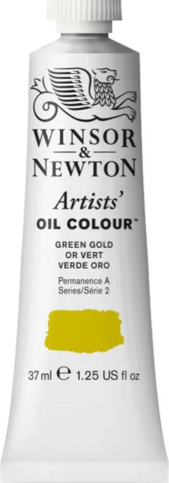 Farba olejna Artists' Oil Colour - Winsor & Newton - Green Gold, 37 ml