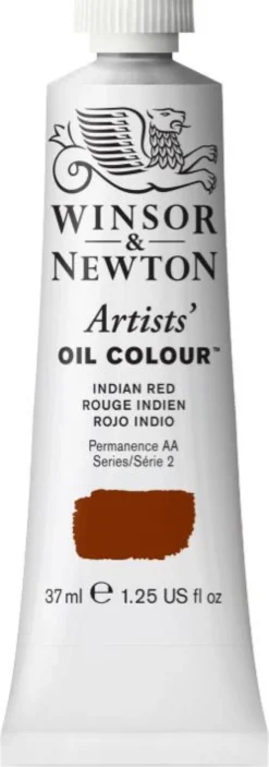 Farba olejna Artists' Oil Colour - Winsor & Newton - Indian Red, 37 ml