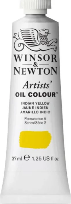 Farba olejna Artists' Oil Colour - Winsor & Newton - Indian Yellow, 37 ml