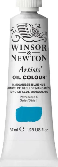 Farba olejna Artists' Oil Colour - Winsor & Newton - Manganese Blue, 37 ml