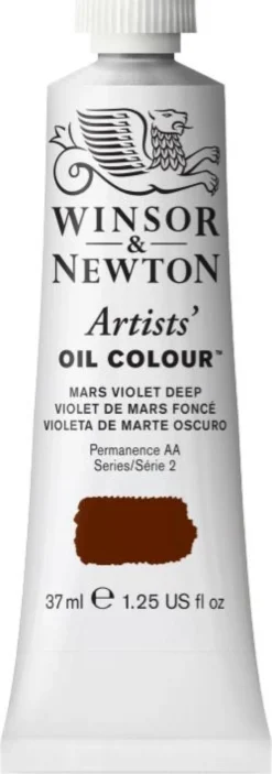 Farba olejna Artists' Oil Colour - Winsor & Newton - Mars Violet Deep, 37 ml