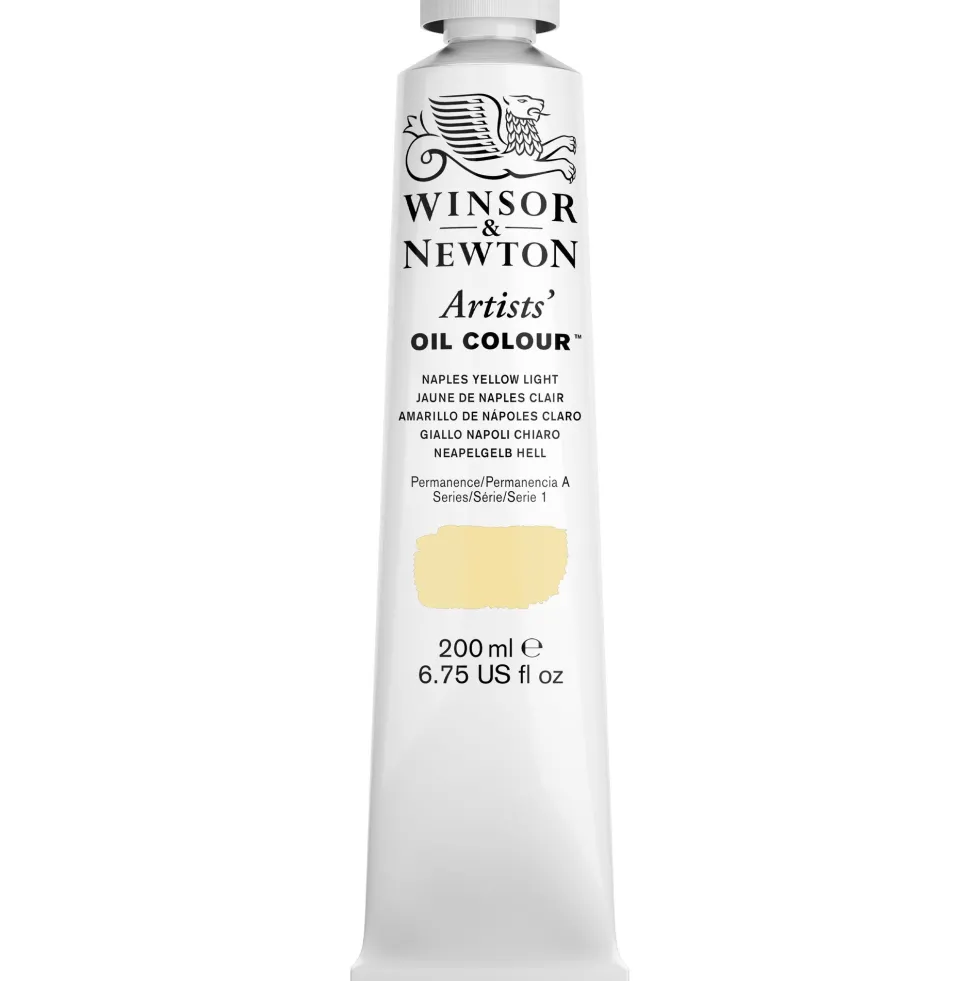 Farba olejna Artists' Oil Colour - Winsor & Newton - Naples Yellow Light 200 ml