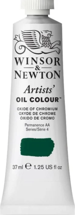 Farba olejna Artists' Oil Colour - Winsor & Newton - Oxide of Chromium, 37 ml