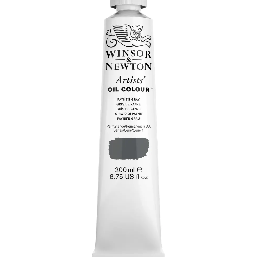 Farba olejna Artists' Oil Colour - Winsor & Newton - Payne's Gray 200 ml