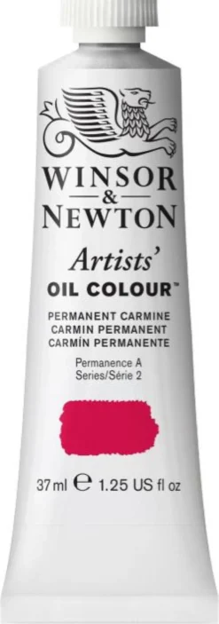 Farba olejna Artists' Oil Colour - Winsor & Newton - Permanent Carmine, 37 ml